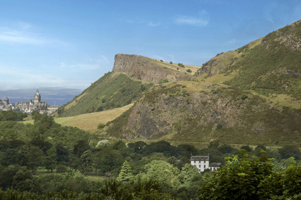 Summer view of Prestonfield and Edinburgh